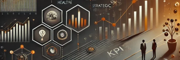 Business performance metrics and graphs illustration